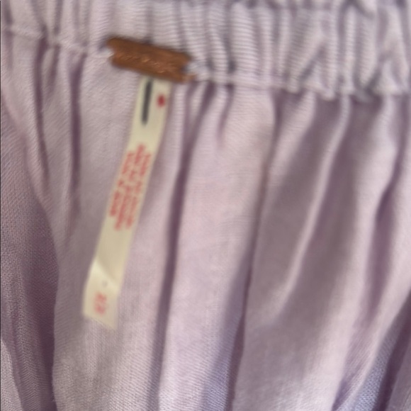 Free People Lilac Button-Front mini dress - Picture 2 of 3